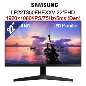 Màn hình SAMSUNG 22" LF22T350FHEXXV ( tràn viền 3 cạnh / FHD / IPS / 250 nits / HDMI + VGA / 75Hz / 5ms )