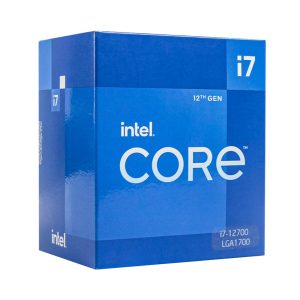 CPU Intel Core i7-12700 (2.1 Ghz turbo up to 4.9 GHz / 12 nhân 20 luồng /25 MB Cache / 65W / socket intel LGA 1700)