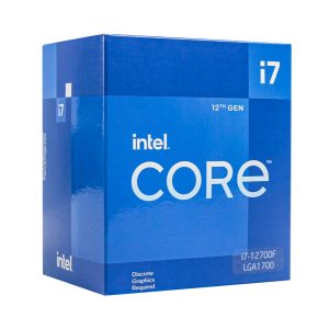 CPU Intel Core i7-12700F (2.1 Ghz turbo up to 4.9 / 12 nhân 20 luồng /25 MB Cache / 65W / socket intel LGA 1700)