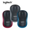 Chuột không dây Logitech M185 (Xám/Xanh/Đỏ)