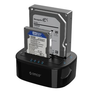 HDD Docking Orico 2 bays 2.5" - 3.5" USB 3.0 Sata III 6228US3-C